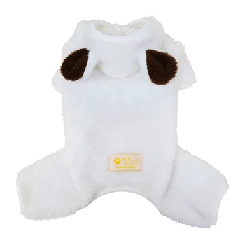 Зимняя флисовая одежда для щенков для маленьких средних собак, комбинезон, пальто, костюм для чихуахуа, Французского бульдога Йорки, принадлежности для собак