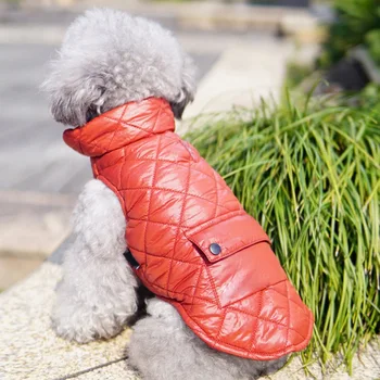 Одежда для собак, куртки для домашних животных, теплый пуховик для маленького щенка чихуахуа, зимнее пальто для йоркширцев среднего размера