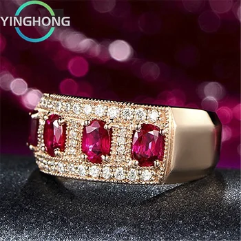 QueXiang S925 Стерлингового серебра, Двухрядный Бриллиантовый набор, Рубиновое кольцо для женщин, Y2K, Винтажные ювелирные изделия, Модный Роскошный подарок