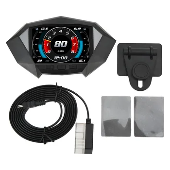 Автомобильный HUD HD TFT ЖК-Экран Режим GPS Измеритель Наклона Сигнализация Превышения Скорости Цифровой Спидометр