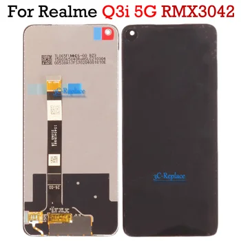 Оригинальный Высококачественный Черный 6,5-дюймовый Полный ЖК-Дисплей С Сенсорным Экраном Digitizer В Сборе Для Oppo Realme Q3i 5G RMX3042