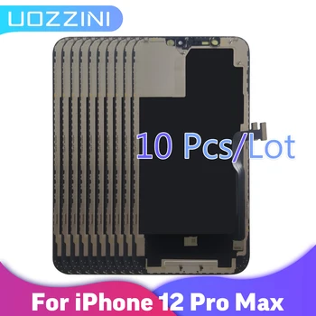 10 шт./лот INCELL для iPhone 12 Pro Max с сенсорным экраном, дигитайзер, замена дисплея 12 ProMax, протестированный ЖК-дисплей в сборе