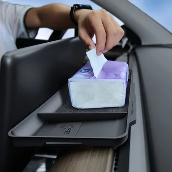 Автомобильный органайзер для Tesla Model 3, задний ящик для хранения с экраном Y, Невидимый Лоток для организации, Коробка для салфеток, Аксессуары для интерьера автомобиля