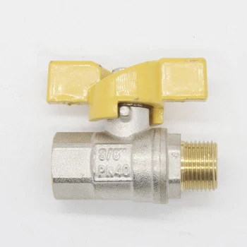 Шаровой кран фильтрующий клапан сливной клапан внутренний прямой шаровой клапан переключающий клапан 3/8