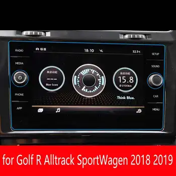 Для Volkswagen Golf 2018 2019 Golf R Alltrack SportWagen 8-дюймовый Экран GPS-навигации Аксессуары из закаленного стекла с защитной пленкой