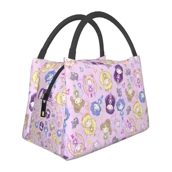 Из японского аниме Moon Sailor Girl, термоизолированная сумка для ланча, портативный контейнер для ланча для кемпинга на открытом воздухе, коробка для еды для путешествий
