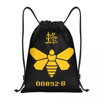 Пользовательские Сумки на шнурке Breaking Bad Golden Moth Chemical 00892-B для Покупок, Рюкзаки для Йоги Heisenberg Bee Sports Gym Sackpack
