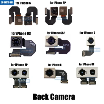 Задняя камера для iPhone 5 5S 6 6S 7 8 Plus SE 2016 2020 2022 Задняя камера Запасные части для задней основной камеры с гибким кабелем