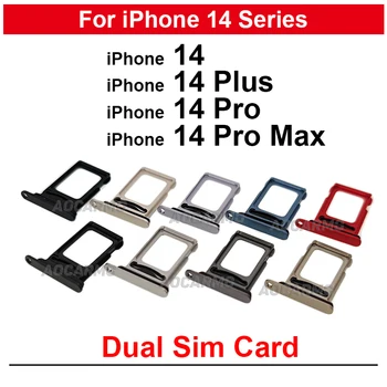 Лоток для двух sim-карт для iPhone 14 Pro Max 14PLUS 14Pro 5G, слот для SIM-карты, запасные части 6,1 /6,7 дюйма