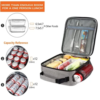 Термосумка для ланча ручной работы, сумка-холодильник для пикника на открытом воздухе, изолированная коробка для еды и напитков, портативная походная водонепроницаемая сумка для ланча