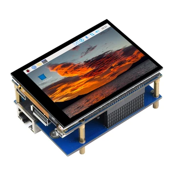 Полноразмерная плата расширения с сенсорным экраном Raspberry Pi CM4, 2,8-дюймовый компактный порт Gigabit Ethernet, 4-полосный USB2.0