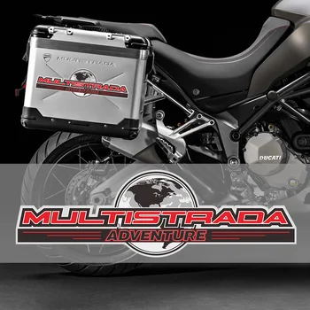 Эмблема Багажника Для Ducati MULTISTRADA 950 1200 1260 S V4 Наклейки Термоаппликация Накладка На Бак Протектор Корзины Багажные Алюминиевые Чехлы