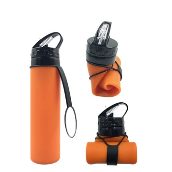Креативная складная модная бутылка для воды Герметичная портативная бутылка для воды для путешествий в помещении походов офиса кемпинга чайник kid Sport 600 мл