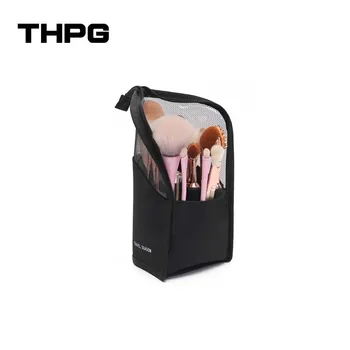 Женский Многофункциональный водонепроницаемый органайзер для кистей для макияжа THPG, дорожная косметичка на молнии, простая сумка для мытья большой емкости