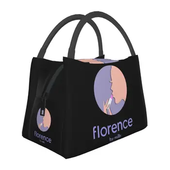 Сумки для ланча Florence By Mills с термоизоляцией, женские Переносные сумки для ланча для кемпинга на открытом воздухе, для хранения еды в путешествиях, Коробка для еды
