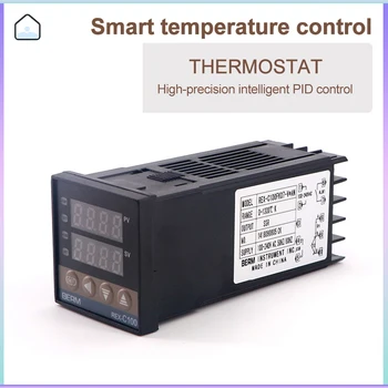 REX-C900 PID Интеллектуальный термостат Регулятор температуры 220 В переменного тока Терморегулятор Макс 25A 40A SSR Релейный выход Нагревательное устройство