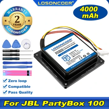 100% Оригинальный аккумулятор LOSONCOER 4000mAh SUN-INTE-260 для акустической системы JBL PartyBox 100