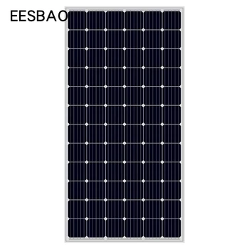 Высококачественные монокристаллические кремниевые солнечные панели, 72 элемента, фотоэлектрический модуль мощностью 360 Вт, заводская система прямых продаж панелей