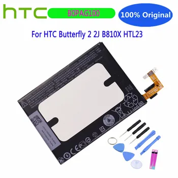 Новый 100% Оригинальный Аккумулятор B0PAG100 Для HTC Butterfly 2 2J B810X HTL23/35H00223-00M Аккумулятор 2700mAh Аккумулятор Мобильного телефона Bateria