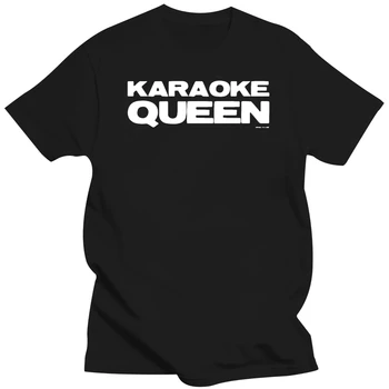 Мужская футболка Karaoke Queen Размер на выбор маленький 6XLЦвет S, S, L, S или без рукавов