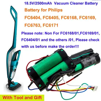 Аккумулятор для пылесоса Cameron Sino 2500 мАч для Philips FC6404, FC6405, FC6168, FC6169, FC6763, FC6171, примечание: не подходит для моделей 