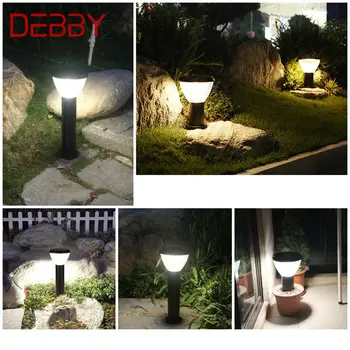 Современные уличные солнечные газонные светильники DEBBY, светодиодные водонепроницаемые садовые светильники для внутреннего дворика, виллы