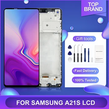 6,5 Дюймов Для Samsung Galaxy A21S ЖК-сенсорный Дигитайзер В сборе A217F A217M SM-A217F/DS Экран Для Samsung A217 LCD С инструментами