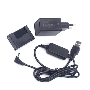 Кабель USB-DC + Зарядное Устройство USB мощностью 18 Вт + NB 10L Фиктивный Аккумулятор DR-80 Постоянного Тока для камеры Canon G1X G3X G15 G16 SX50 SX60 HS