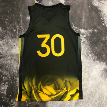 Изготовленные на заказ баскетбольные майки № 30, футболки Стивена Карри, у нас есть ваше любимое название, сетчатая вышивка, видео о спортивных товарах