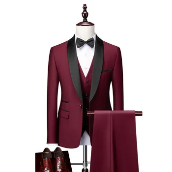 Arder Мужской тонкий деловой костюм премиум-класса для отдыха, мужской свадебный костюм для жениха, приталенный костюм для зала, мужские блейзеры для мужчин, бесплатная доставка