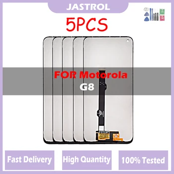 5 шт./лот Для moto G8 ЖК-дисплей Сенсорный Экран XT2045-1 XT2045-2 XT2045-5 Цифровой Преобразователь Для Motorola Moto G8 ЖК-дисплей С рамкой