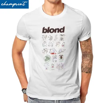 Футболка Ocean's Blonde Frank, Мужские хлопковые повседневные футболки, футболки с круглым вырезом, топы с коротким рукавом, идея подарка