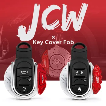 Совершенно новый ABS Пластик с рисунком JCW mini cooper Автомобильный Брелок Для ключей mini cooper F54 F55 F56 F57 F60 (1 шт./компл.)