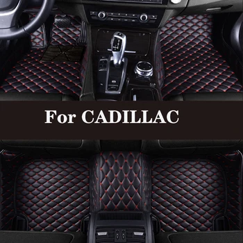 Полностью объемный изготовленный на заказ кожаный автомобильный коврик для CADILLAC CT4 CT5 XT4 CTS (4 двери) CTS-V STS SLS XLR автомобильные аксессуары для интерьера