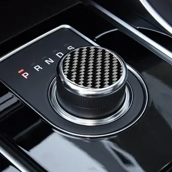 Износостойкая ручка переключения передач из углеродного волокна, декоративная наклейка-деколь для Jaguar F-PACE X761