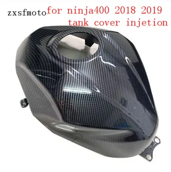 Для Kawasaki Ninja400 Ninja 400 Ninja -400 Ninja250 Ninja-250 2018 Крышка Газового Топливного Бака Мотоцикла Обтекатель карбоновая поверхность пересдача